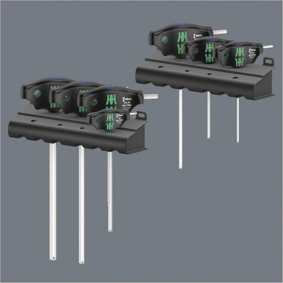 WERA 454/7 HF Set 1 screwdrivers T-handle #9