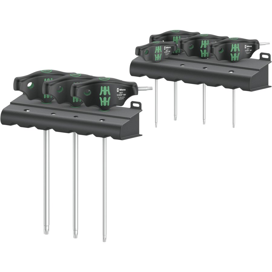 WERA 467/7 HF Set 1 screwdrivers T-handle TORX #1