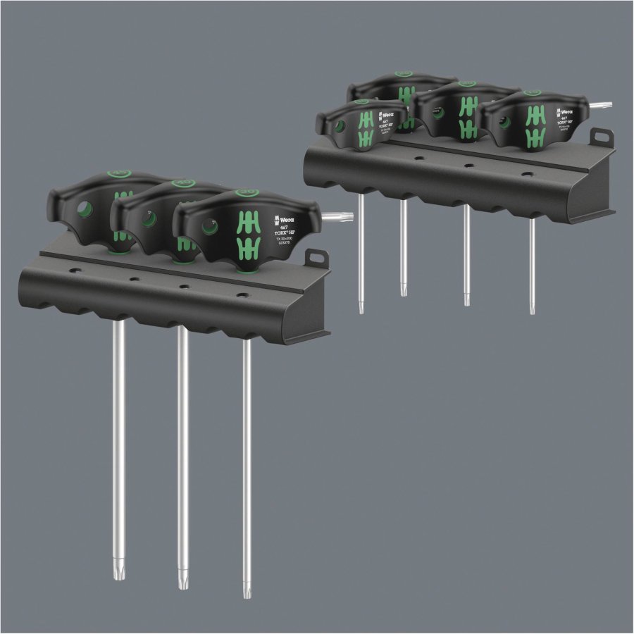 WERA 467/7 HF Set 1 screwdrivers T-handle TORX #8