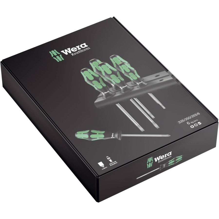 WERA 335/350/355/6 Kraftform Plus screwdriver set #2