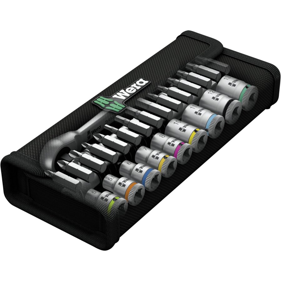 WERA 8100 SA 7 Zyklop Metal ratchet set push-through square #2