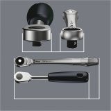 WERA 8100 SA 7 Zyklop Metal ratchet set push-through square #5