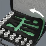 WERA 8100 SC 2 Zyklop Speed Ratchet set 1/2  drive metric #9