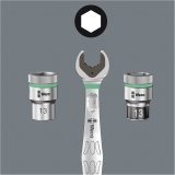 WERA 8100 SC 7 Zyklop Metal ratchet set push-through square #9