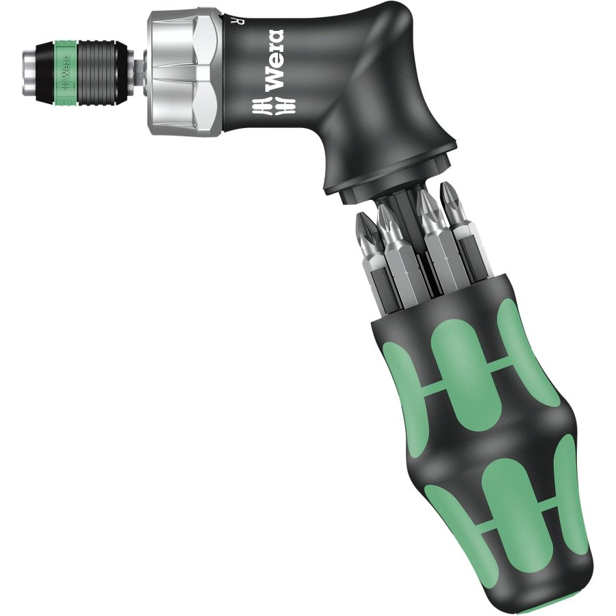 WERA Kraftform Kompakt Pistol RA combi screwdriver w. 6 Bits #1