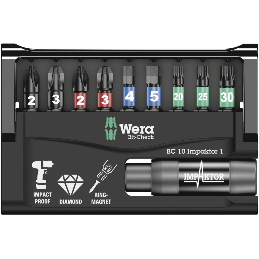 WERA Bit-Check 10 Impaktor 1 Bit-Check #2
