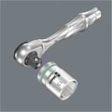 WERA 8008 A Zyklop Mini 3 Ratchet with 1/4  drive #3