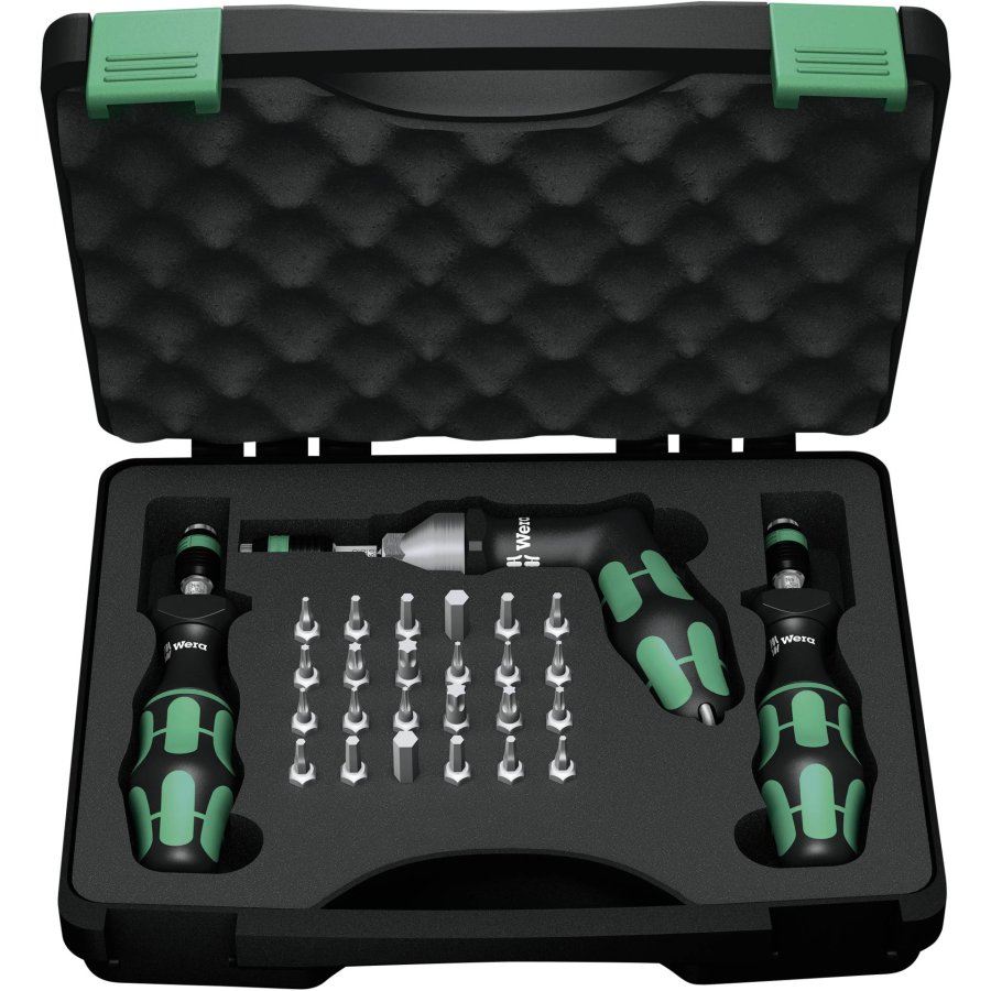 WERA 7440/41/42 Kraftform torque screwdriver set 0.3 - 6.0 NM #1