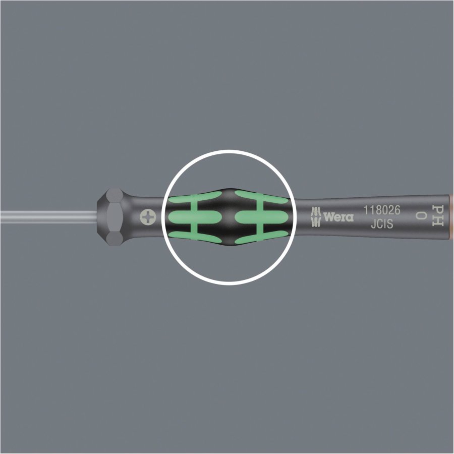 WERA 2050/6 for electronic applic. screwdriver set + Rack #6