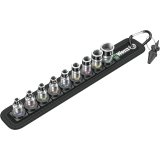 WERA Belt A 1 Zyklop socket set w. holding funtion 1/4  drive #1