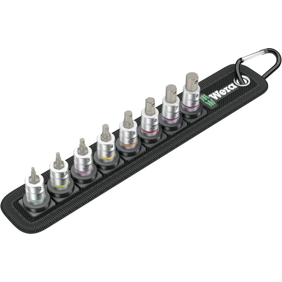 WERA Belt A 2 Zyklop bit socket set w. holding function 1/4  dr. #1