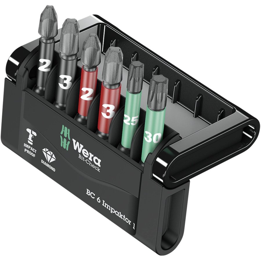 WERA Bit-Check 6 Impaktor 1 Bit-Check #1
