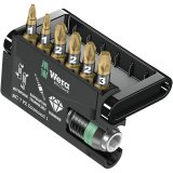 WERA Bit-Check 7 PZ Diamond 1 Bits + rapidaptor holder #1