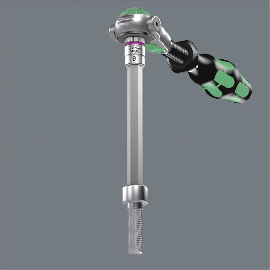WERA 8740 A HF 1 Zyklop bit socket set w. 1/4  drive #3
