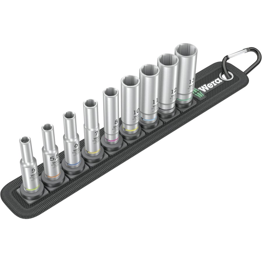 WERA Belt A Deep 1 socket set, 1/4  drive #1