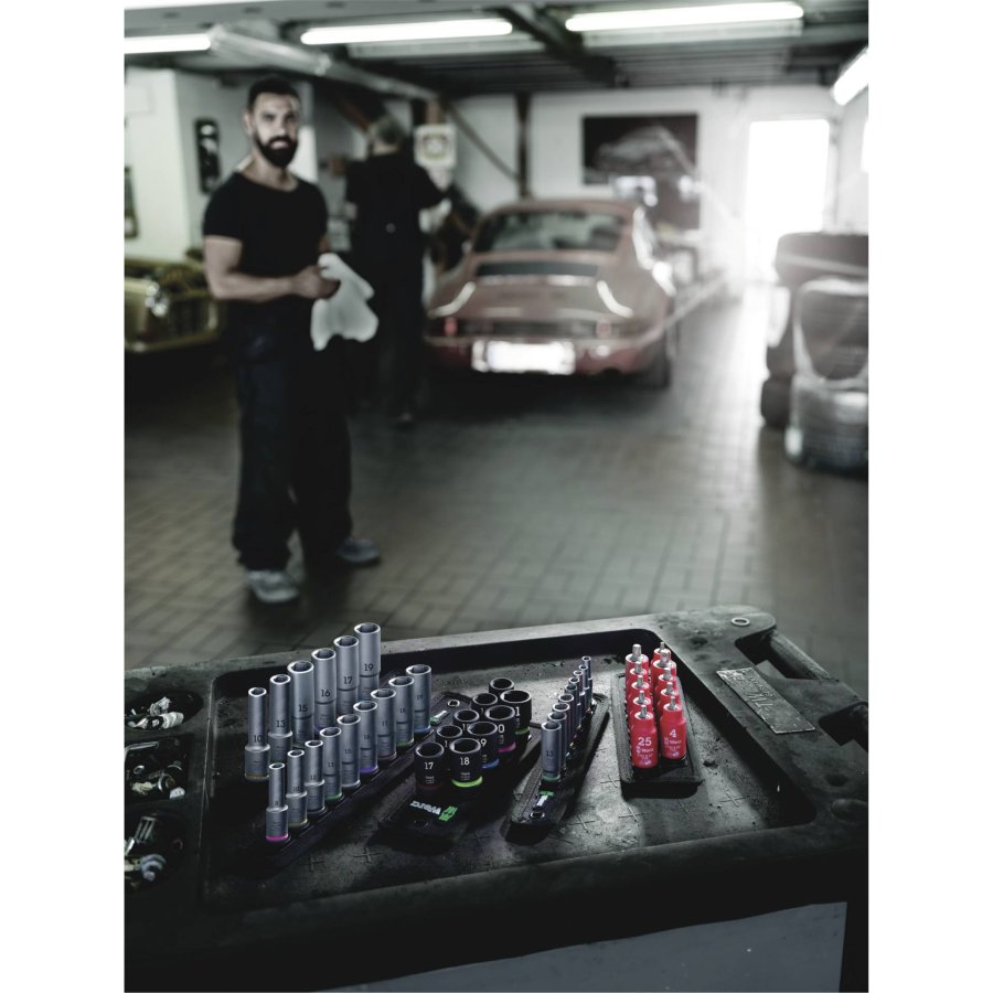 WERA Belt A Deep 1 socket set, 1/4  drive #3