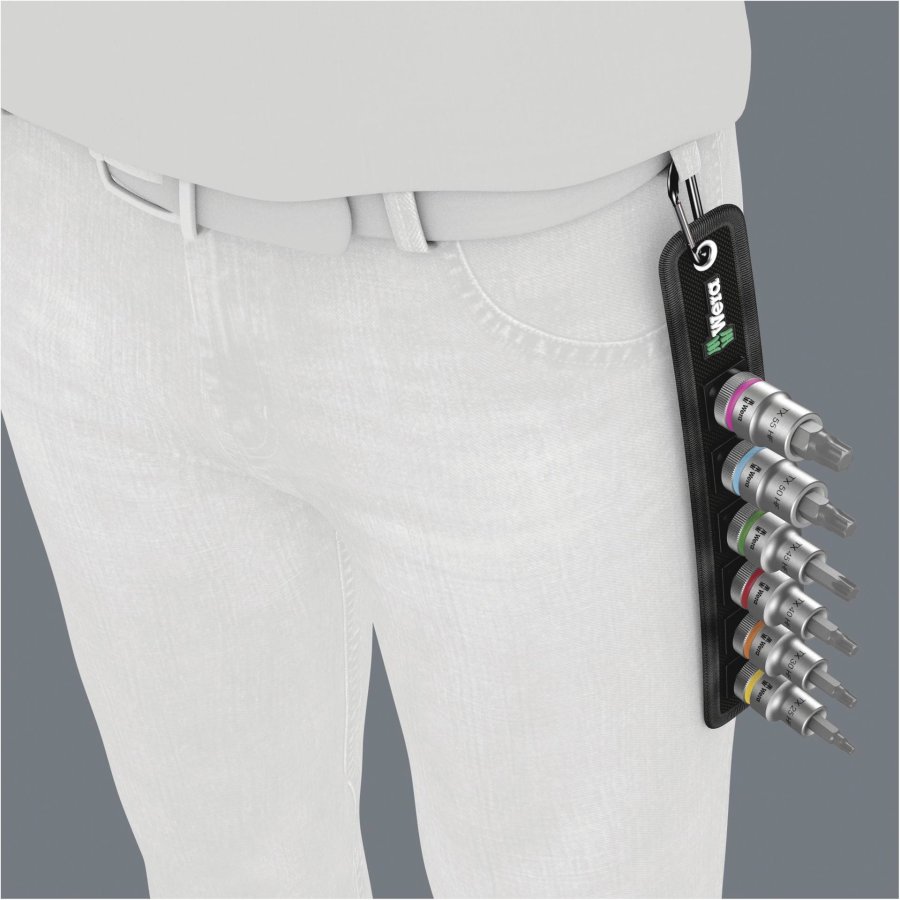 WERA Belt C 3 TORX HF Zyklop bit socket set TORX w. holding func. #9