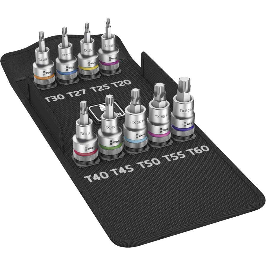WERA 8767 C TORX HF 1 Zyklop bit socket set TORX w. holding func. #1