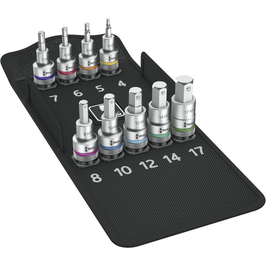 WERA 8740 C HF 1 Zyklop Bit socket set hexagon socket #1