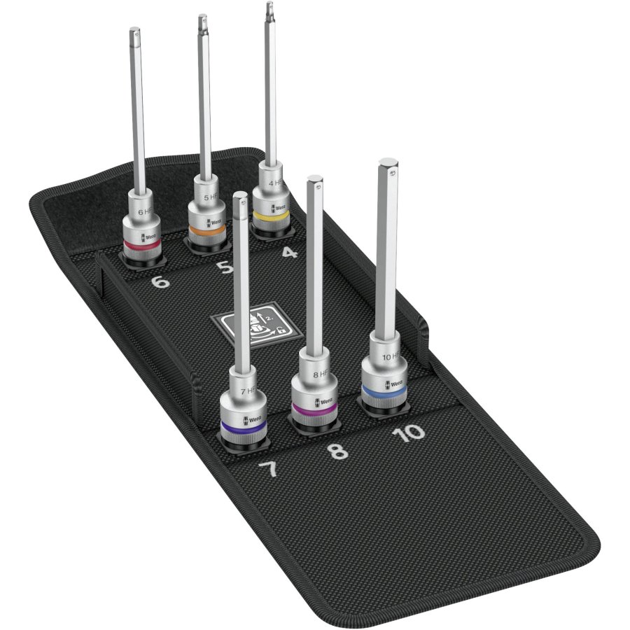 WERA 8740 C HF 2 Zyklop Bit socket set hexagon socket #1