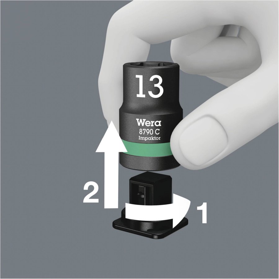 WERA Belt C Impaktor 1 socket set #6