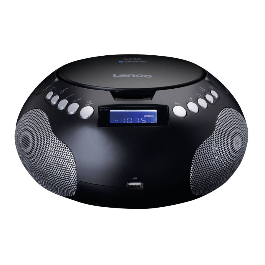 Lenco SCD-331BK black #1