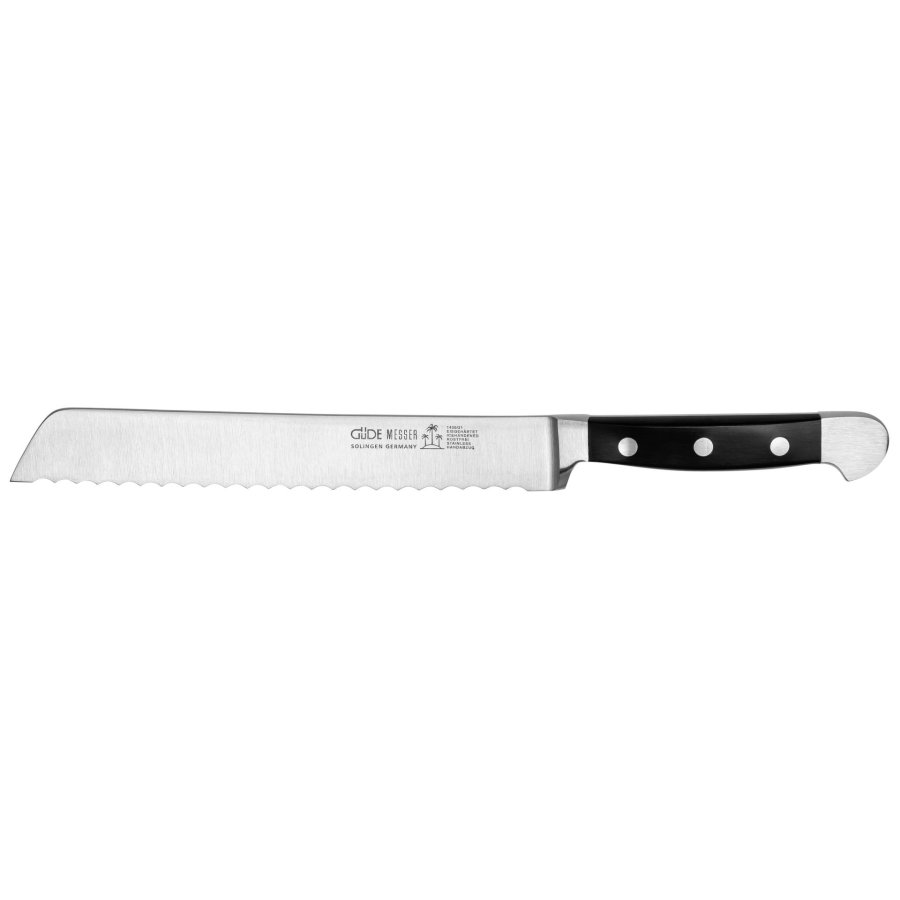 GÃ¼de Alpha bread knife 21 cm POM black 1430/21 #1