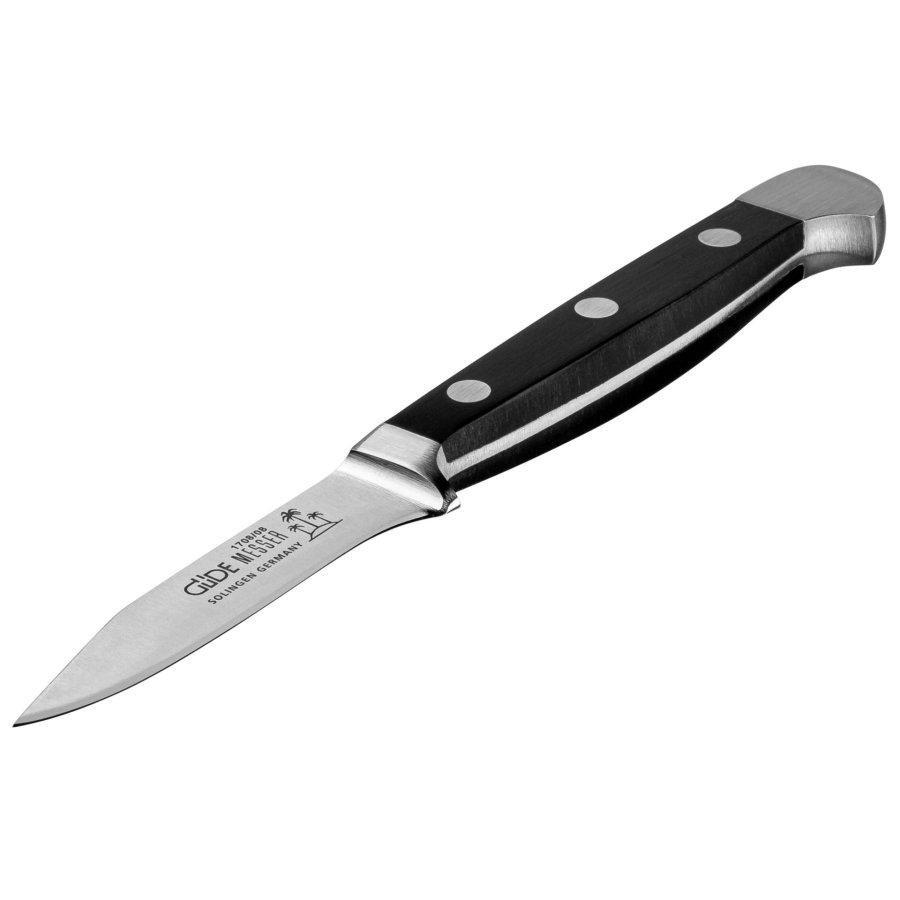 GÃ¼de Alpha vegetable knife 8 cm POM black 1708/08 #2