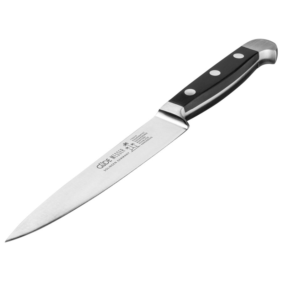 GÃ¼de Alpha kitchen knife POM black 16 cm 1765/16 #2