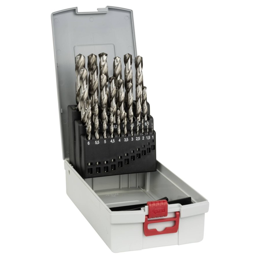 Bosch metal drill set HSS-G w. Box 25 pcs  1,0-13,0 mm #1