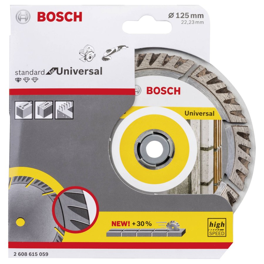 Bosch Diamond Abrasive Blade 125x22,23 Stnd. universal Speed #1