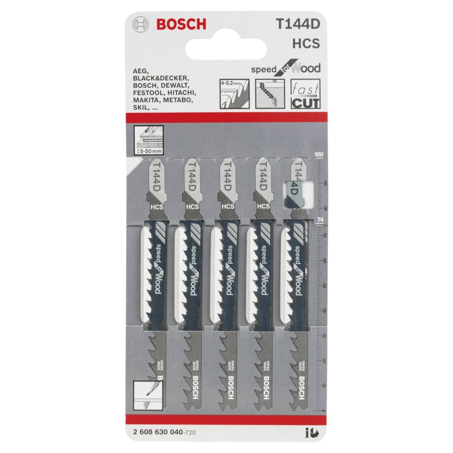 Bosch 5 jigsaw blades T 144 D #1