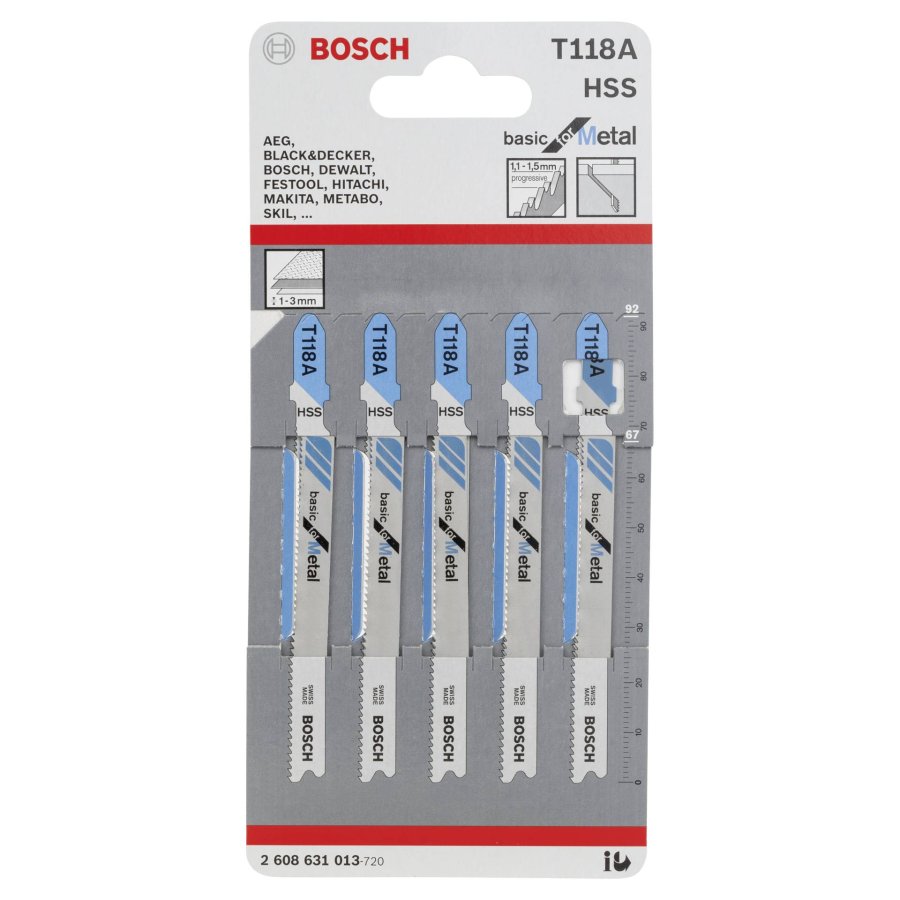 Bosch 5 jigsaw blades T 118 A #1