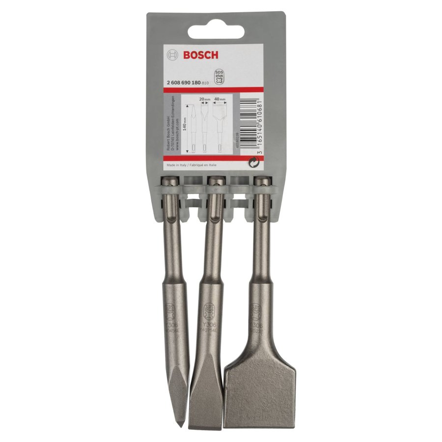 Bosch chisel set SDS plus 3 pcs  140 mm #1