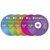 1x5 Verbatim CD-RW 80 / 700MB 10x Speed, Colour, Slim #2