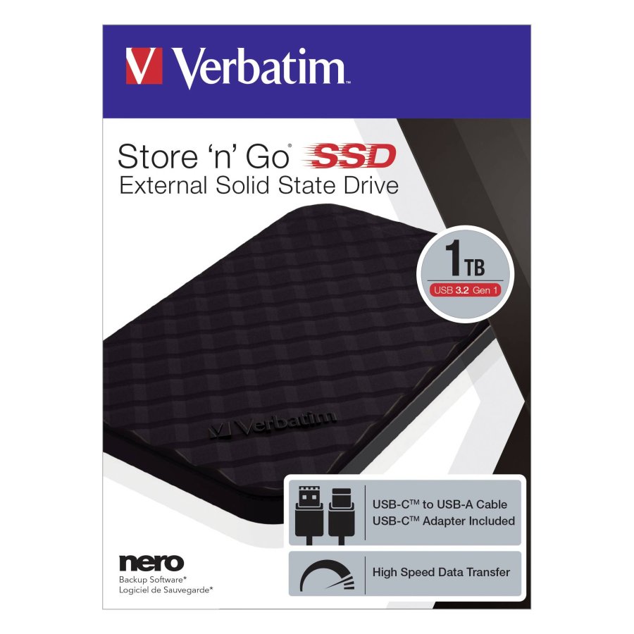 Verbatim Store n Go          1TB Portable SSD USB 3.2       53230 #5