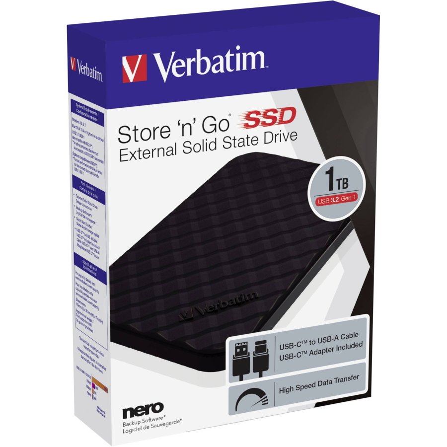 Verbatim Store n Go          1TB Portable SSD USB 3.2       53230 #6