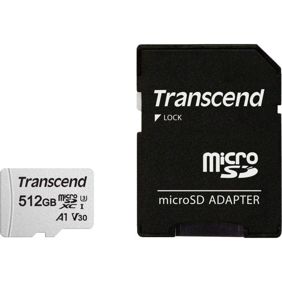 Transcend microSDXC 300S-A 512GB Class 10 UHS-I U3 V30 A1 #1