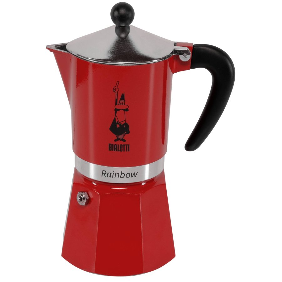 Italiensk Kaffekande Bialetti Rainbow rouge 6 Kopper Aluminium #1