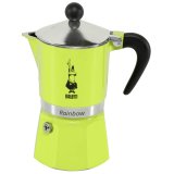 Bialetti Rainbow Moka gryde Sort, Grn #1