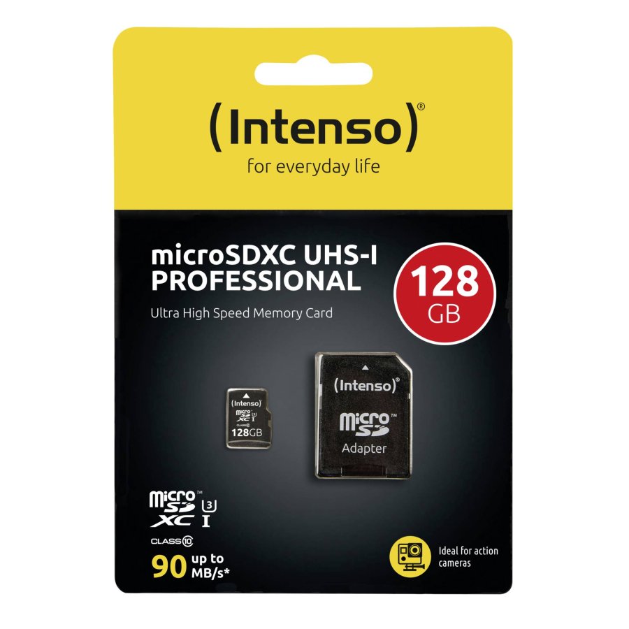 Intenso microSDXC          128GB C10 UHS-I Professional + Adapter #4