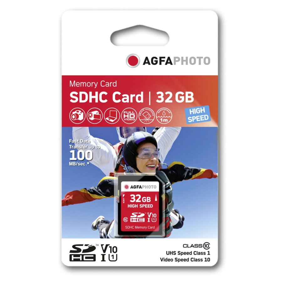AgfaPhoto SDHC Card 32GB High Speed Class 10 UHS I U1 V10 #1