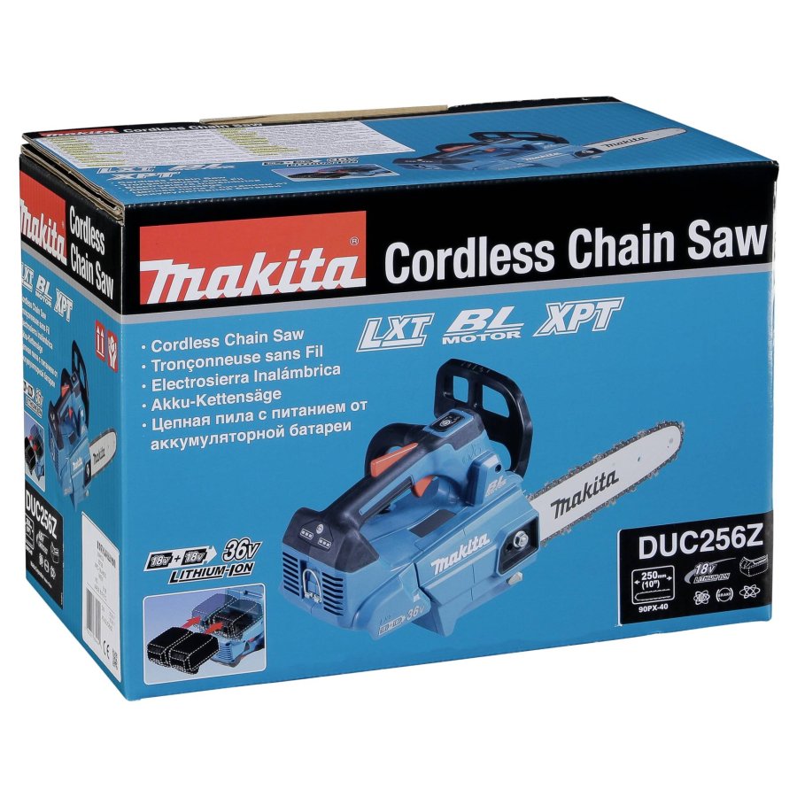 Makita DUC256Z Twin 18V Top Handle chain saw BL LXT #1