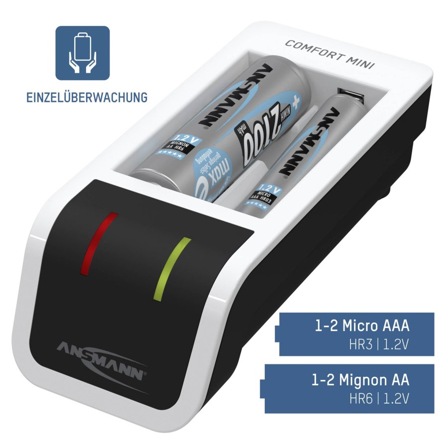Ansmann Comfort Mini Charger incl. 2 AA Mignon Bat. 2100 mAh #10