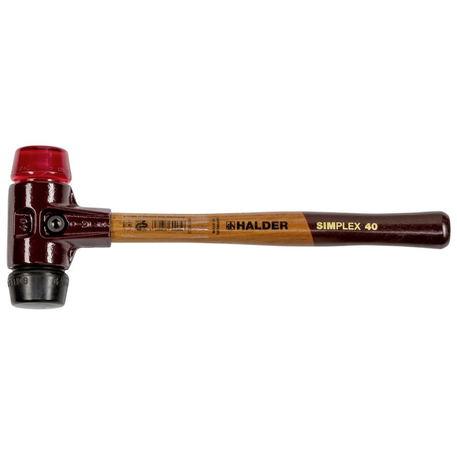 Halder SIMPLEX soft-face mallet 40 comp. rubber/plast. TE SIMPLE #1