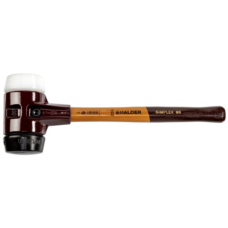 Halder SIMPLEX soft-face mallet 80 comp. rubber/plast. TE SIMPL #1