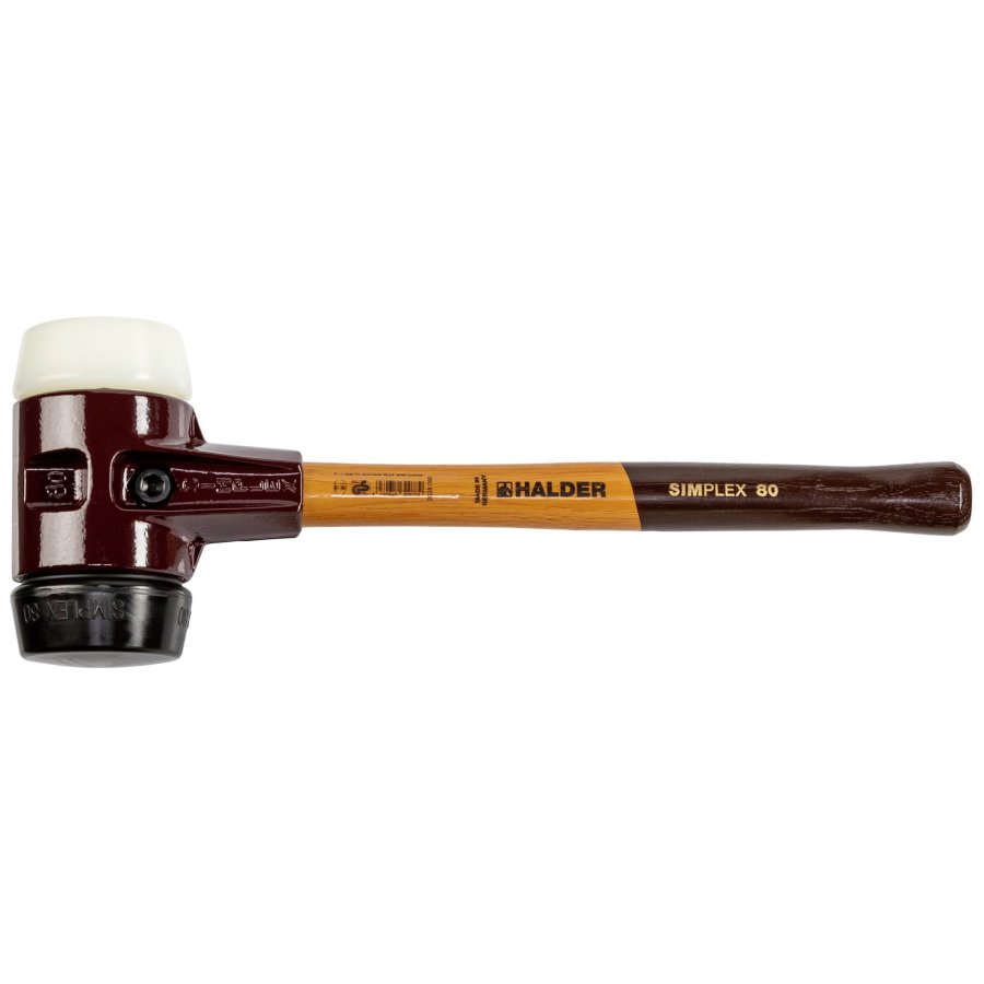 Halder SIMPLEX soft-face mallet 80 comp. rubber/nylon TE SIMPLEX #1