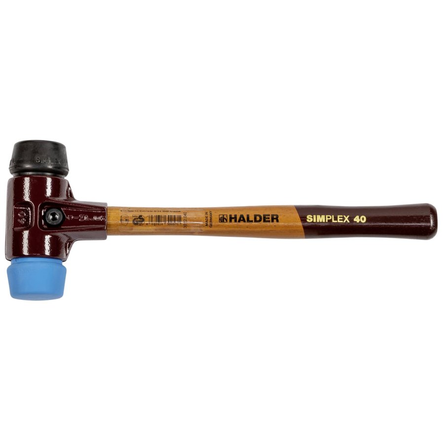 Halder SIMPLEX soft-face mallet 40 TPE-Soft/comp. rubber #1