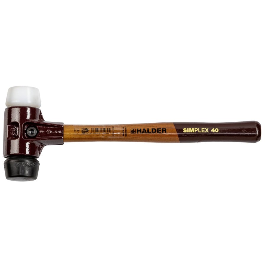 Halder SIMPLEX soft-face mallet 40 comp. rubber/plast. TE SIMPL #1