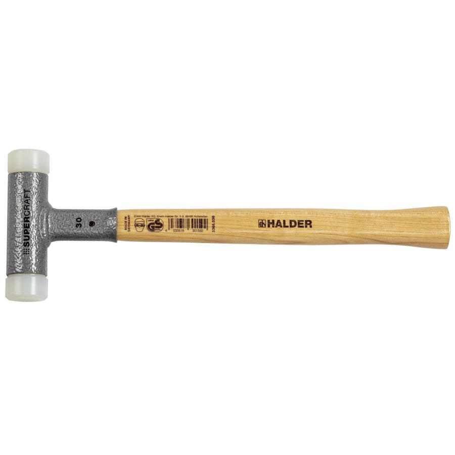 Halder SUPERCRAFT mallets H 30 w. vibr.-reducing handle #1